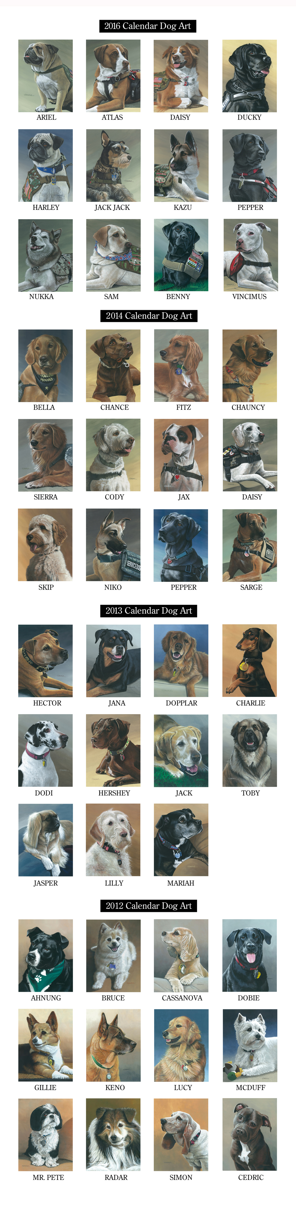 Web Dog Art Sheet