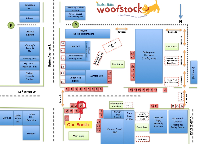 Woofstock - Event Map