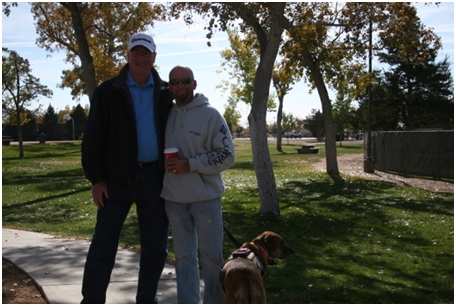 Me and Jim Stanek, Co-founder of Paws and Stripes
